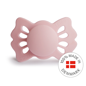 FRIGG Lucky - Symmetrical Silicone Pacifier - Baby Pink - Size 1